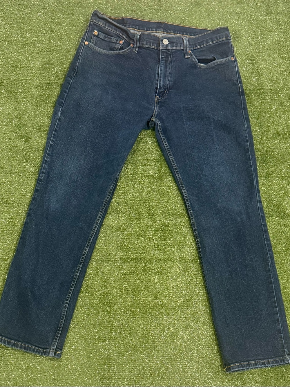 Levi's Men's Navy Straight-Leg Jeans
